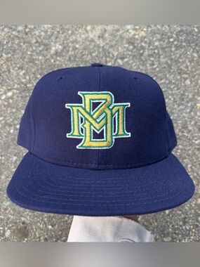 Vintage Milwaukee Brewers Fitted Hat Cap Size 7 1/2 Wool Made In USA VTG 90s MLB